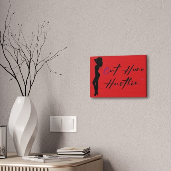 Canvas Stretched, Stripper Silhouette Out Here Hustlin' Wall Art Print, Home Decor, Room Decor, Inspirational Quote, 0.75 inch Stretched - Image 20