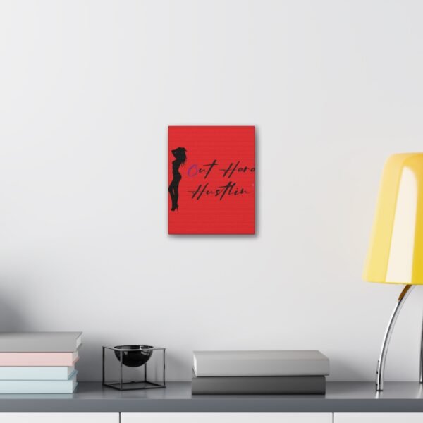 Canvas Stretched, Stripper Silhouette Out Here Hustlin' Wall Art Print, Home Decor, Room Decor, Inspirational Quote, 0.75 inch Stretched - Image 63