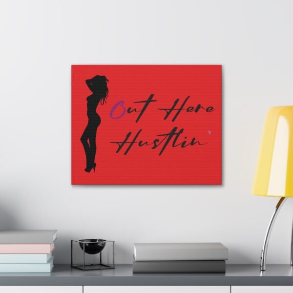 Canvas Stretched, Stripper Silhouette Out Here Hustlin' Wall Art Print, Home Decor, Room Decor, Inspirational Quote, 0.75 inch Stretched - Image 31