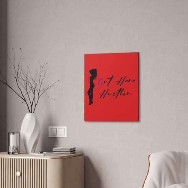 Canvas Stretched, Stripper Silhouette Out Here Hustlin' Wall Art Print, Home Decor, Room Decor, Inspirational Quote, 0.75 inch Stretched - Image 104