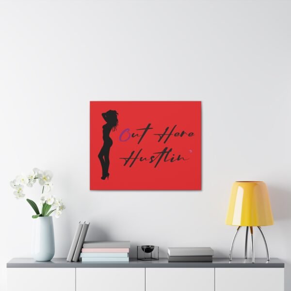 Canvas Stretched, Stripper Silhouette Out Here Hustlin' Wall Art Print, Home Decor, Room Decor, Inspirational Quote, 0.75 inch Stretched - Image 51