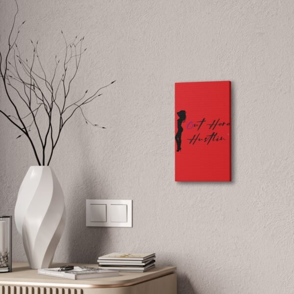 Canvas Stretched, Stripper Silhouette Out Here Hustlin' Wall Art Print, Home Decor, Room Decor, Inspirational Quote, 0.75 inch Stretched - Image 72