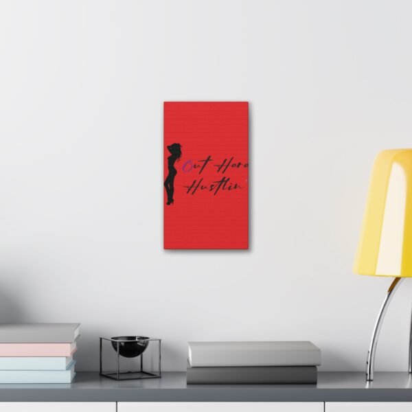 Canvas Stretched, Stripper Silhouette Out Here Hustlin' Wall Art Print, Home Decor, Room Decor, Inspirational Quote, 0.75 inch Stretched - Image 71