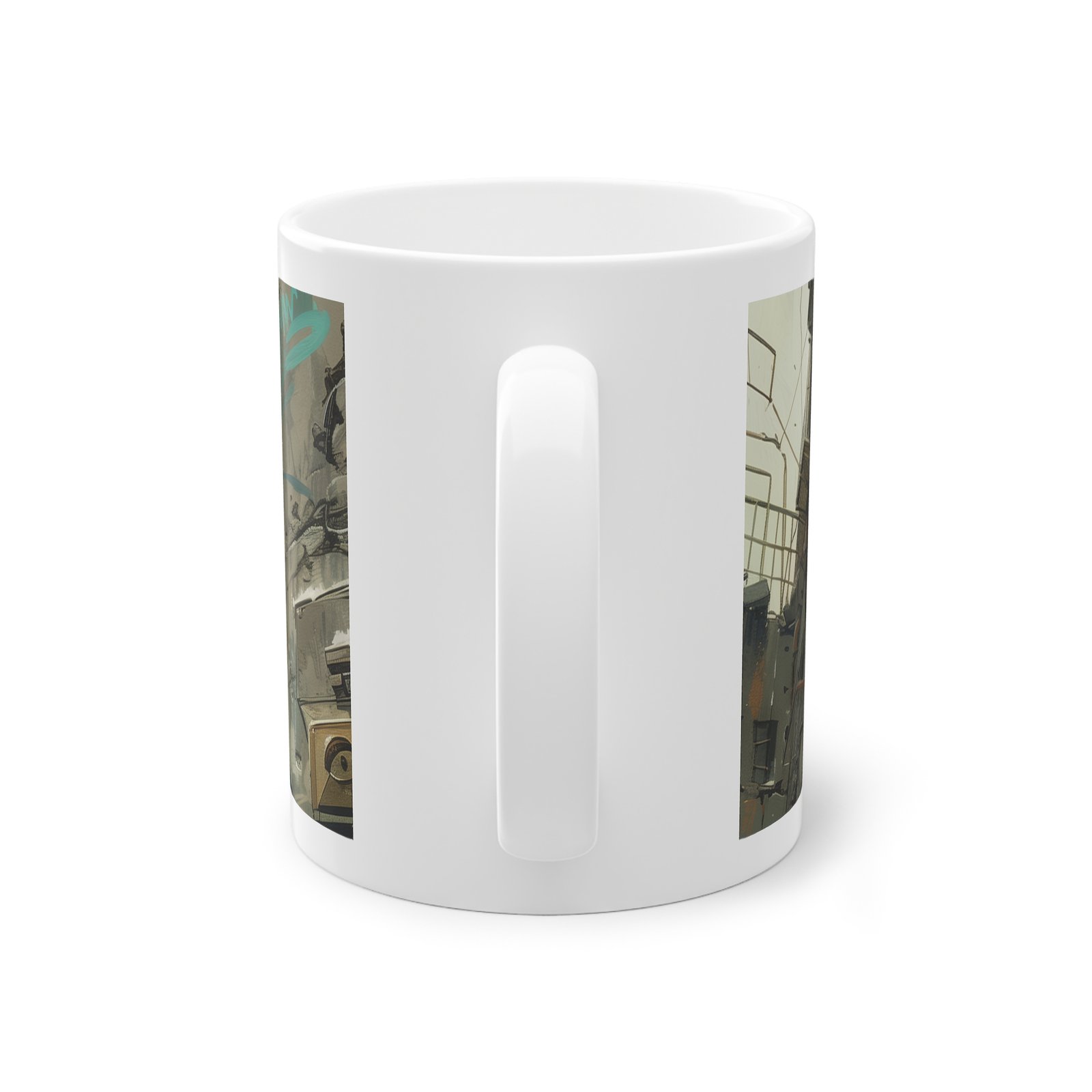 Mug Skater Skeleton Graffiti Logo Design - Image 4