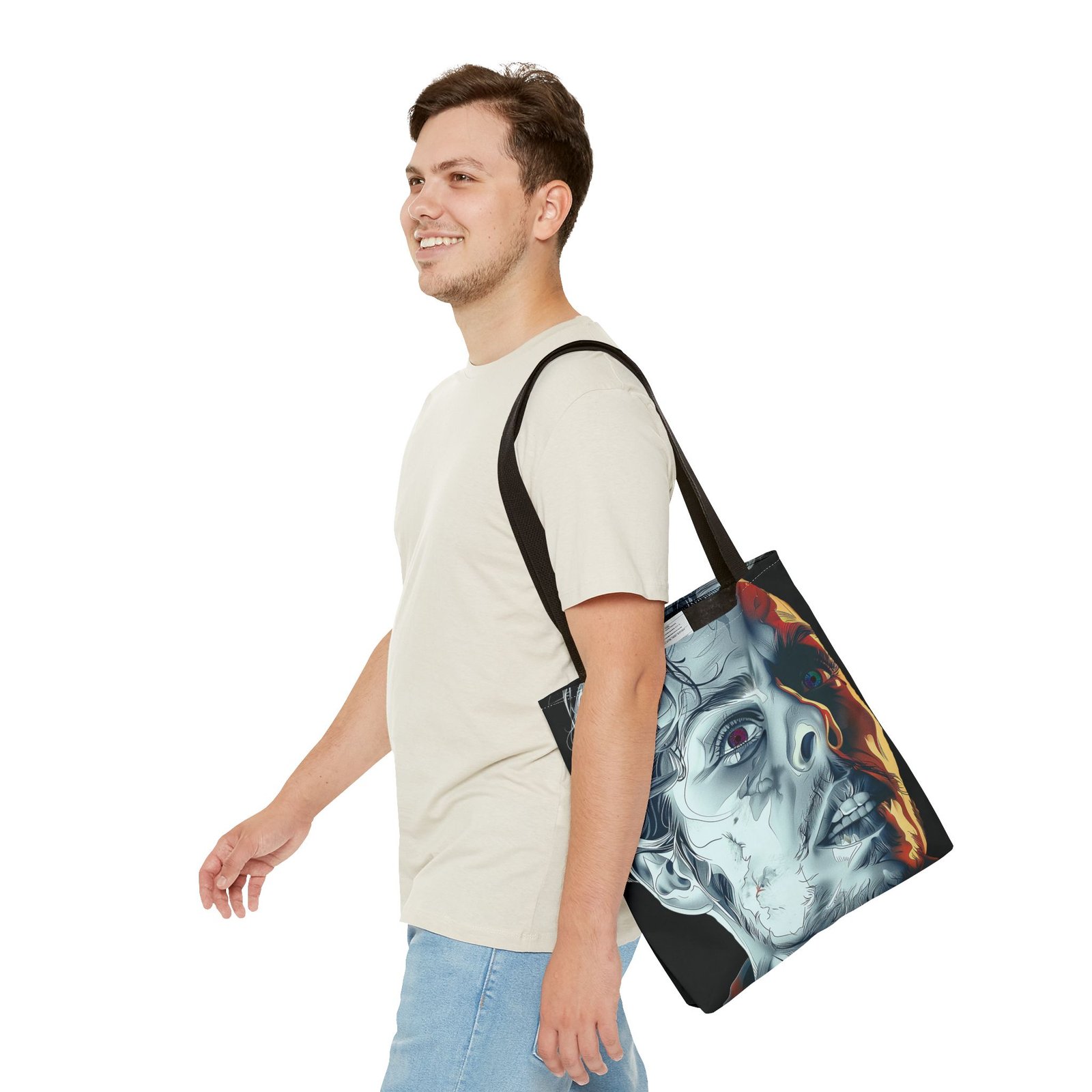 Fearful Man Tote Bag - Image 7