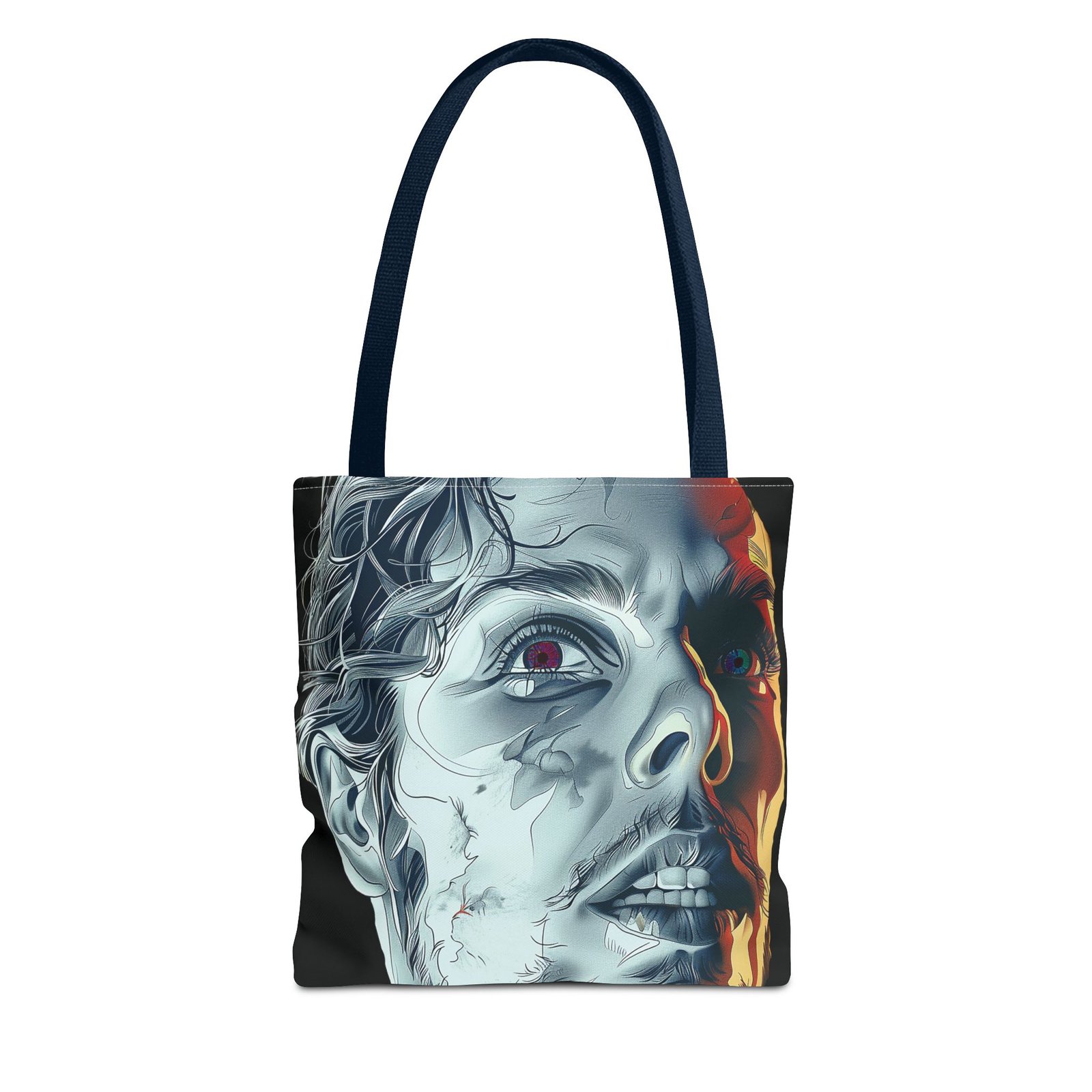 Fearful Man Tote Bag - Image 41