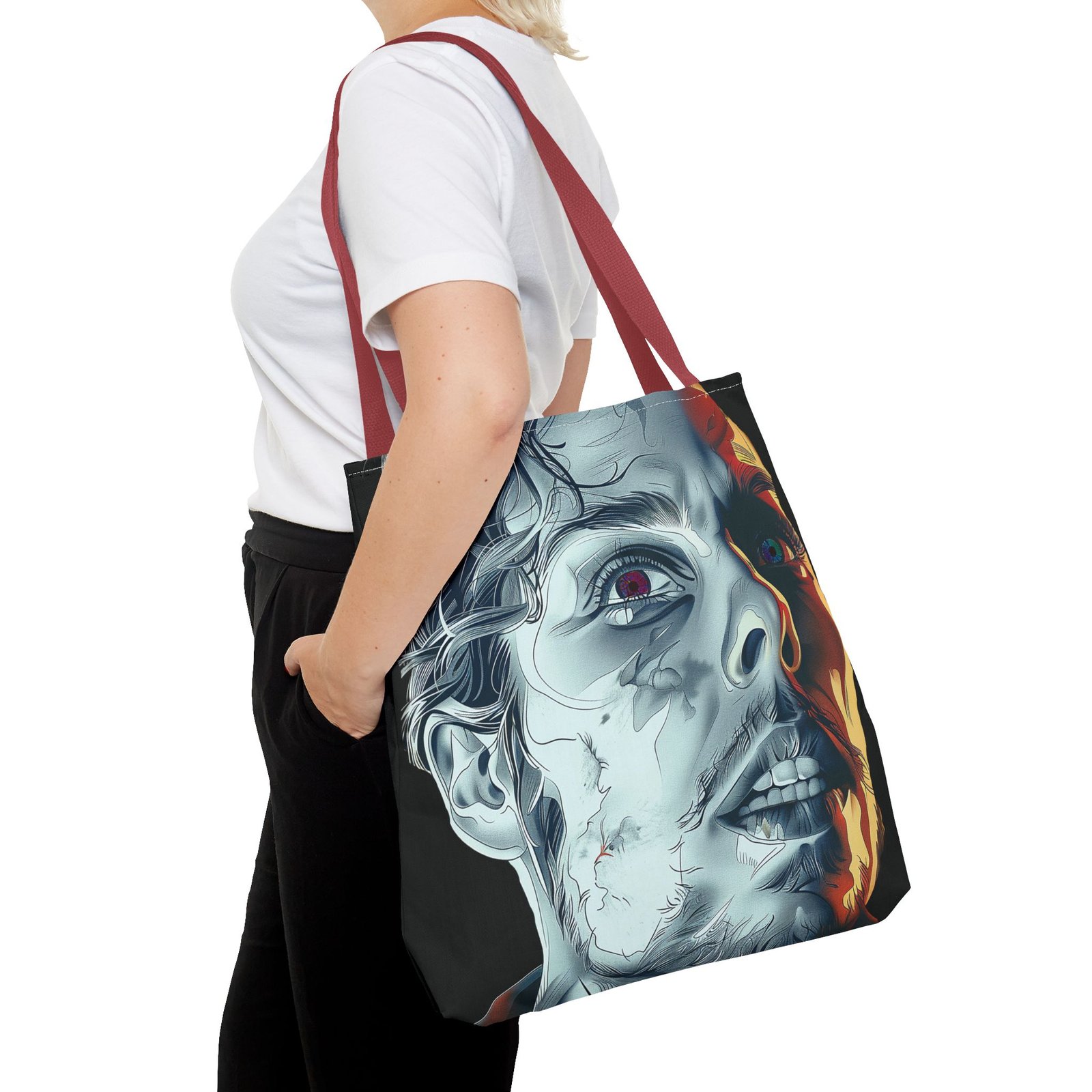 Fearful Man Tote Bag - Image 24