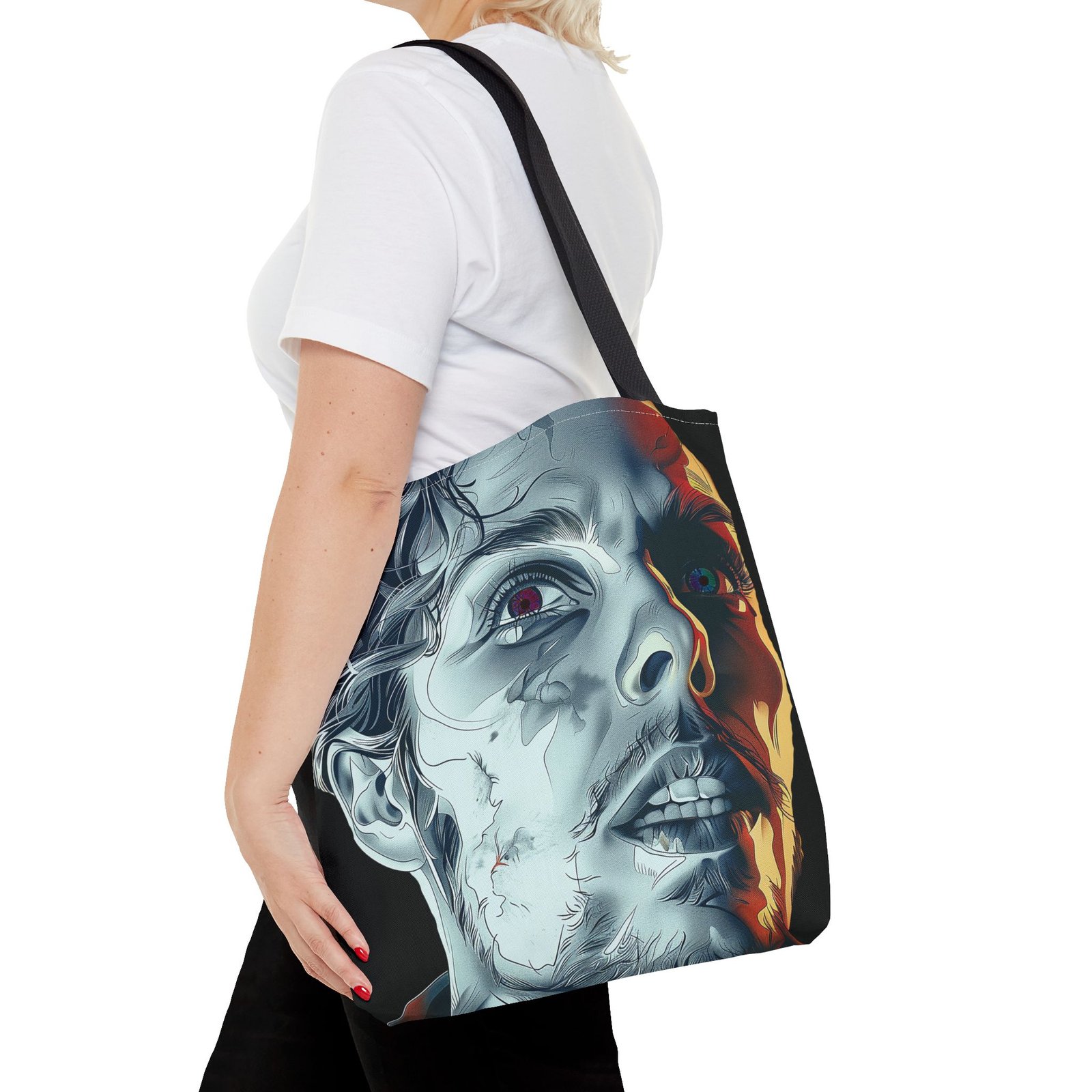 Fearful Man Tote Bag - Image 8