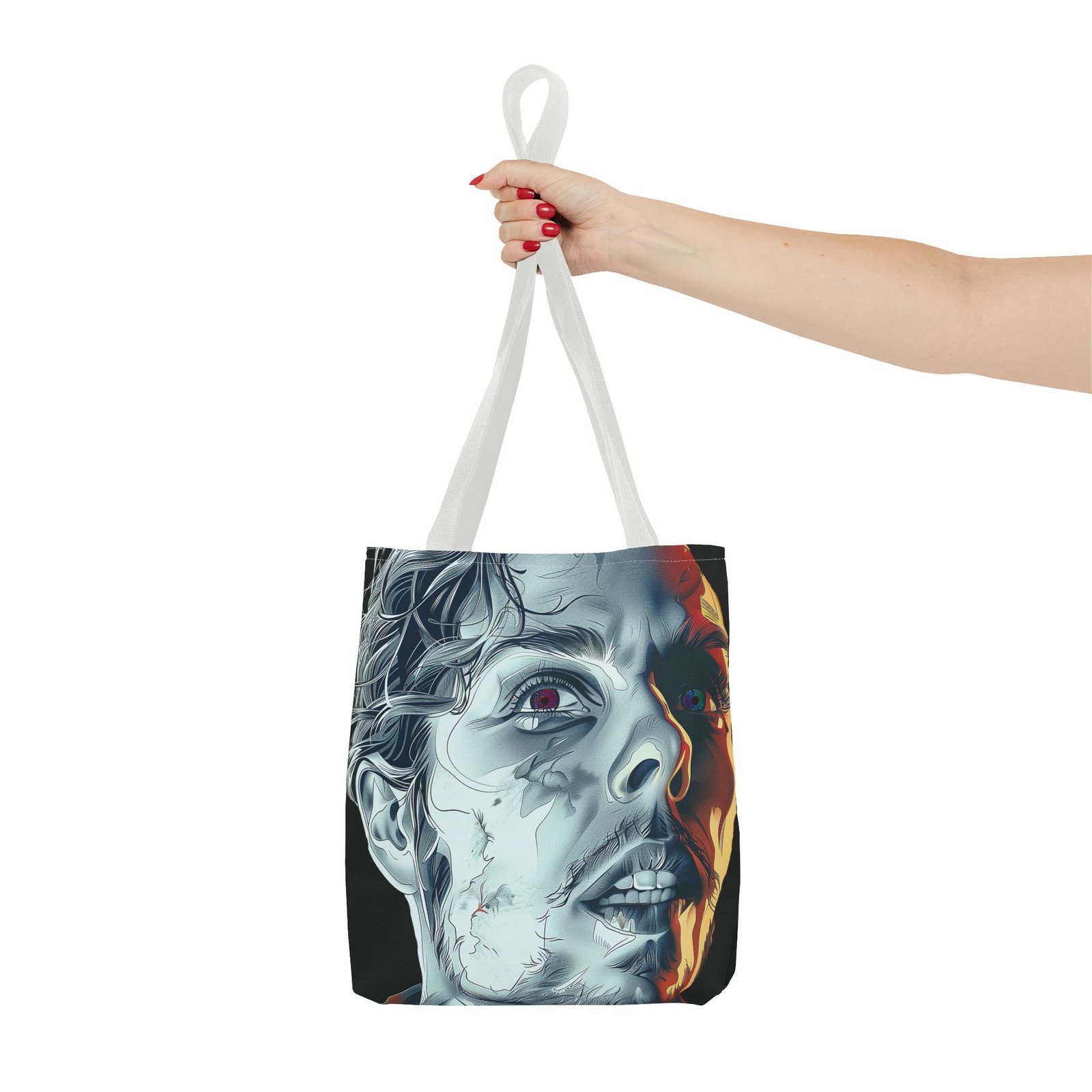 Fearful Man Tote Bag - Image 28