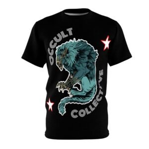 Blue Beast Occult Collective Unisex Cut & Sew Tee (AOP)