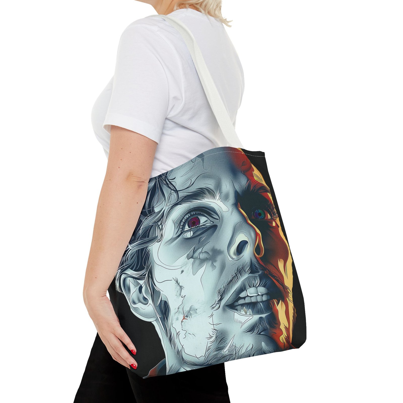 Fearful Man Tote Bag - Image 32