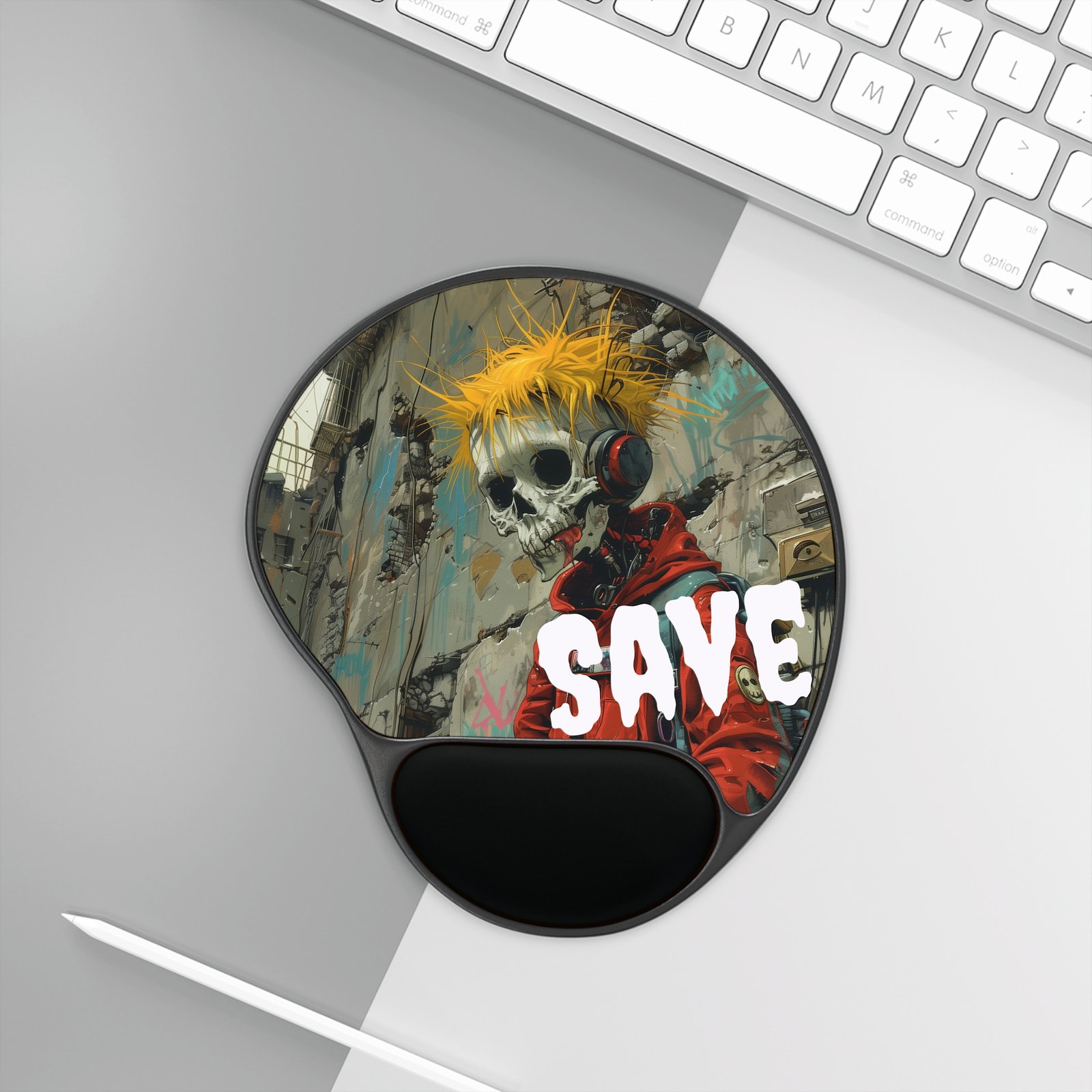 Gamer Skeleton Mouse Pad - Image 3