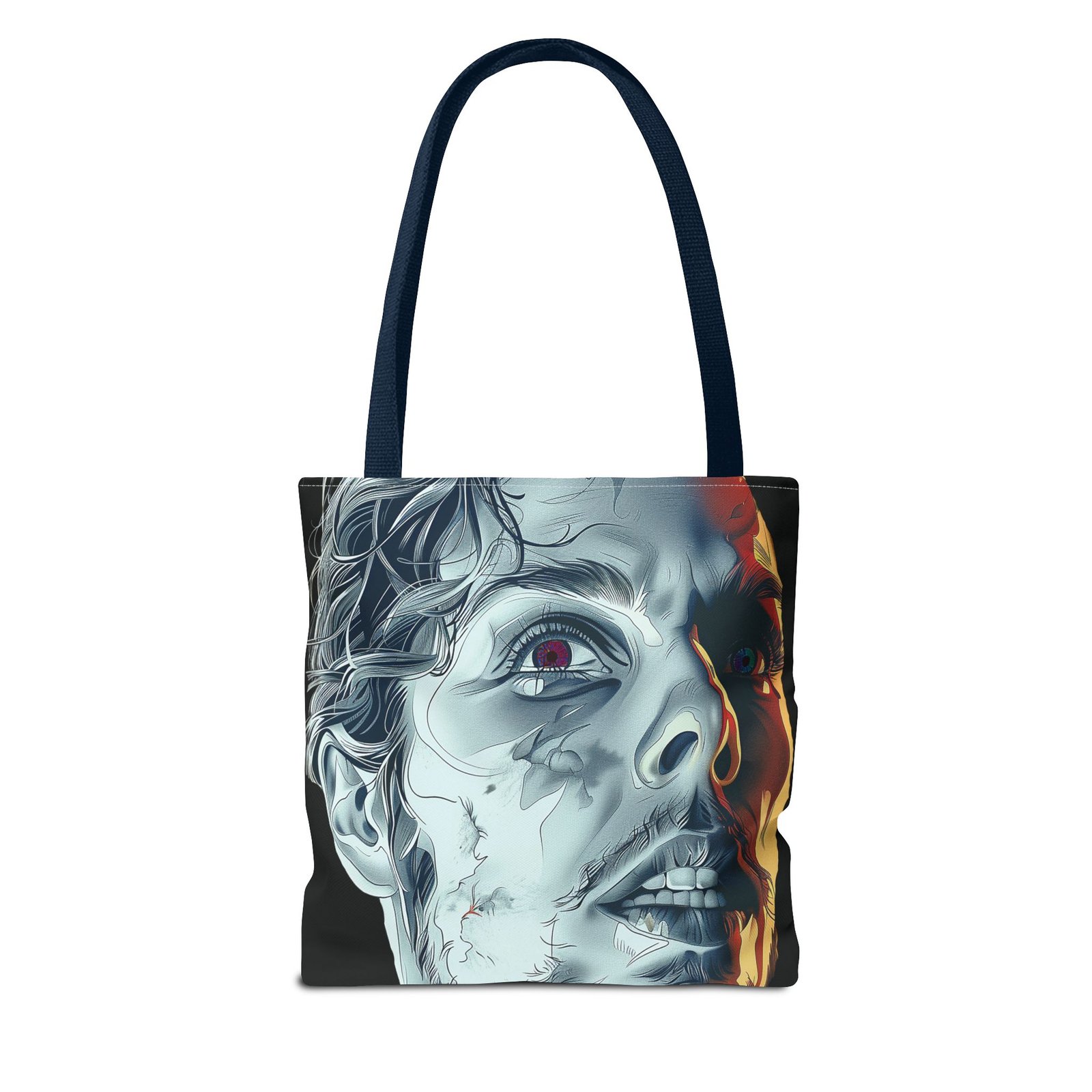 Fearful Man Tote Bag - Image 42