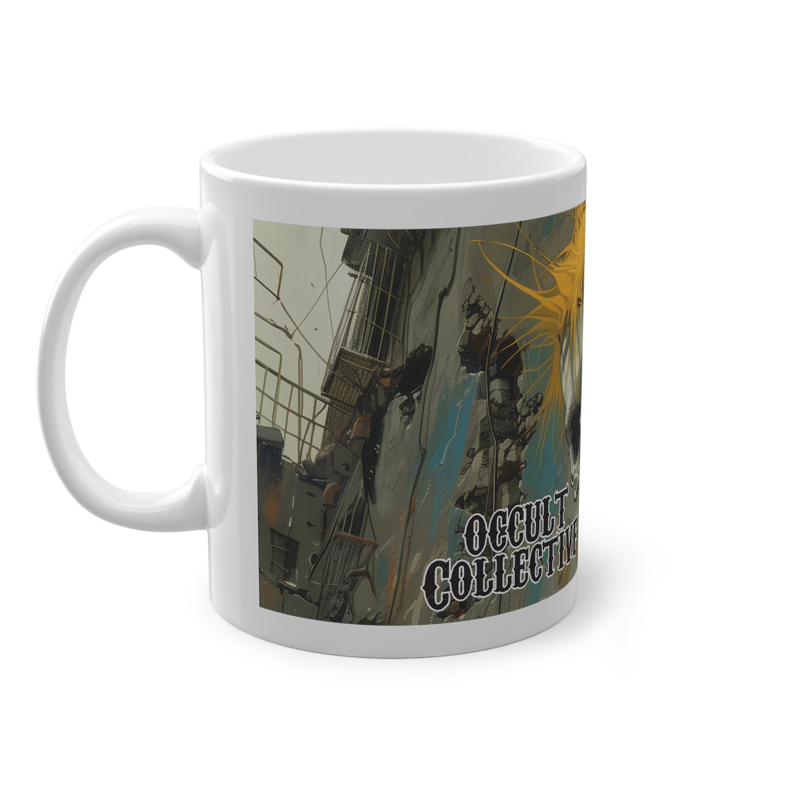 Mug Skater Skeleton Graffiti Logo Design - Image 2