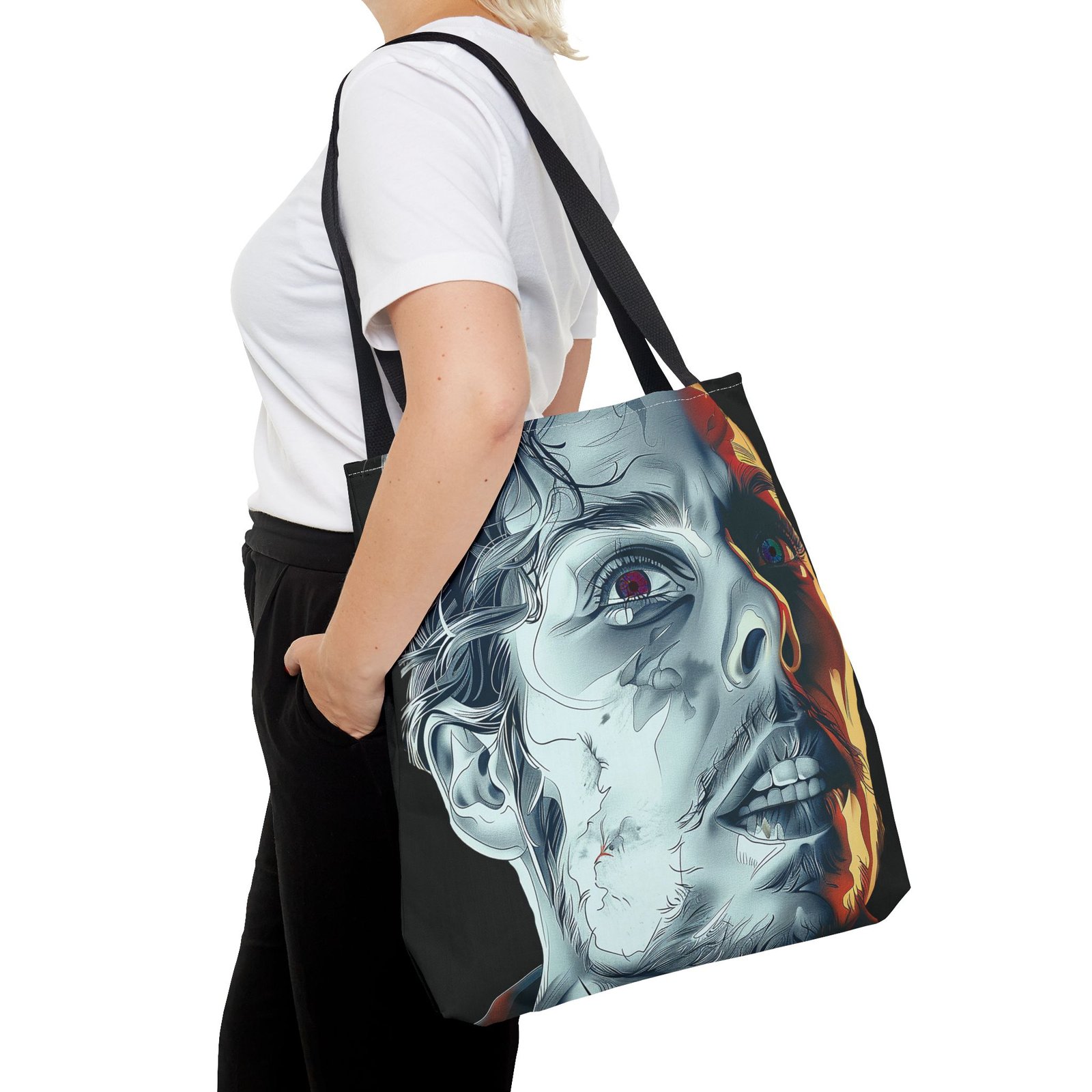 Fearful Man Tote Bag - Image 12